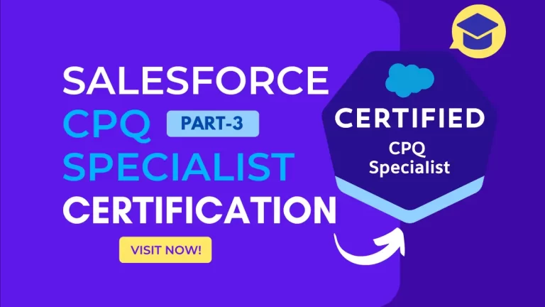 Salesforce CPQ Specialist Certification