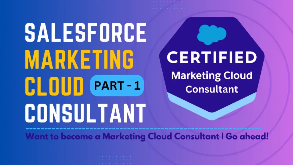 Salesforce marketing cloud consultant certification