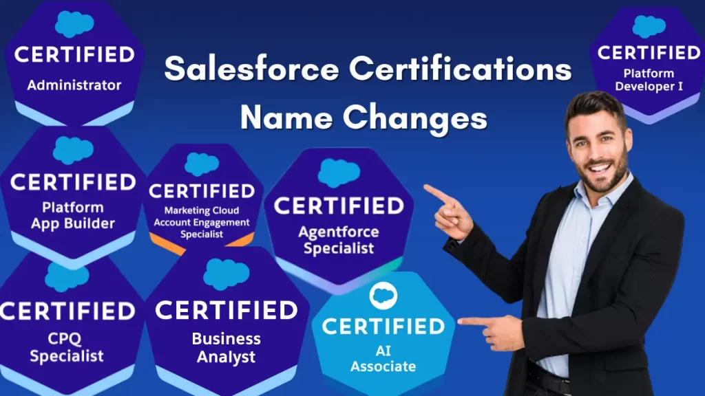 Salesforce Certifications Name Changes