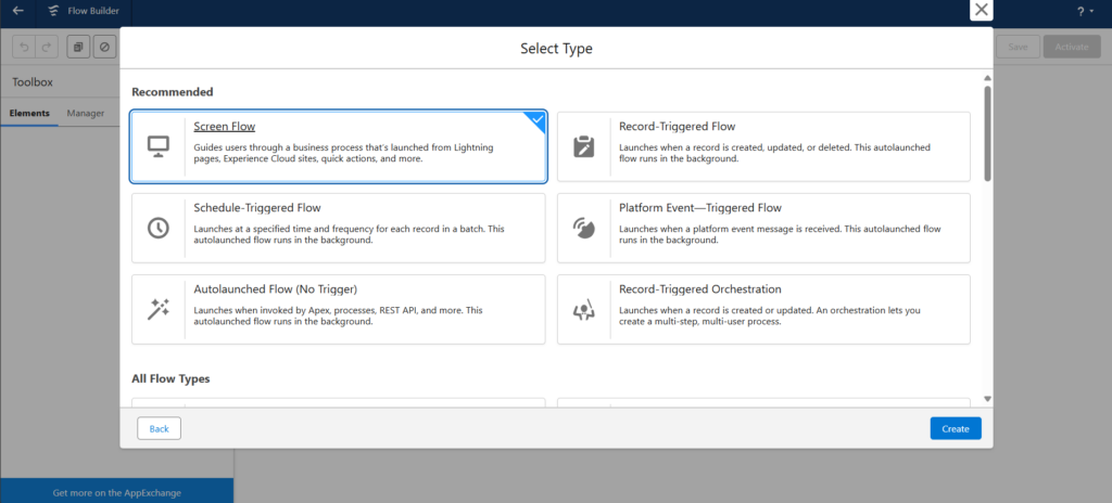 Salesforce Flows Explained: Types, Steps, Benefits, and Best Practices 1 Salesforce Flows Type