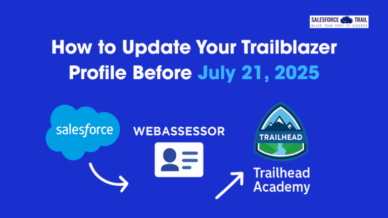 How to update your trailblazer profile