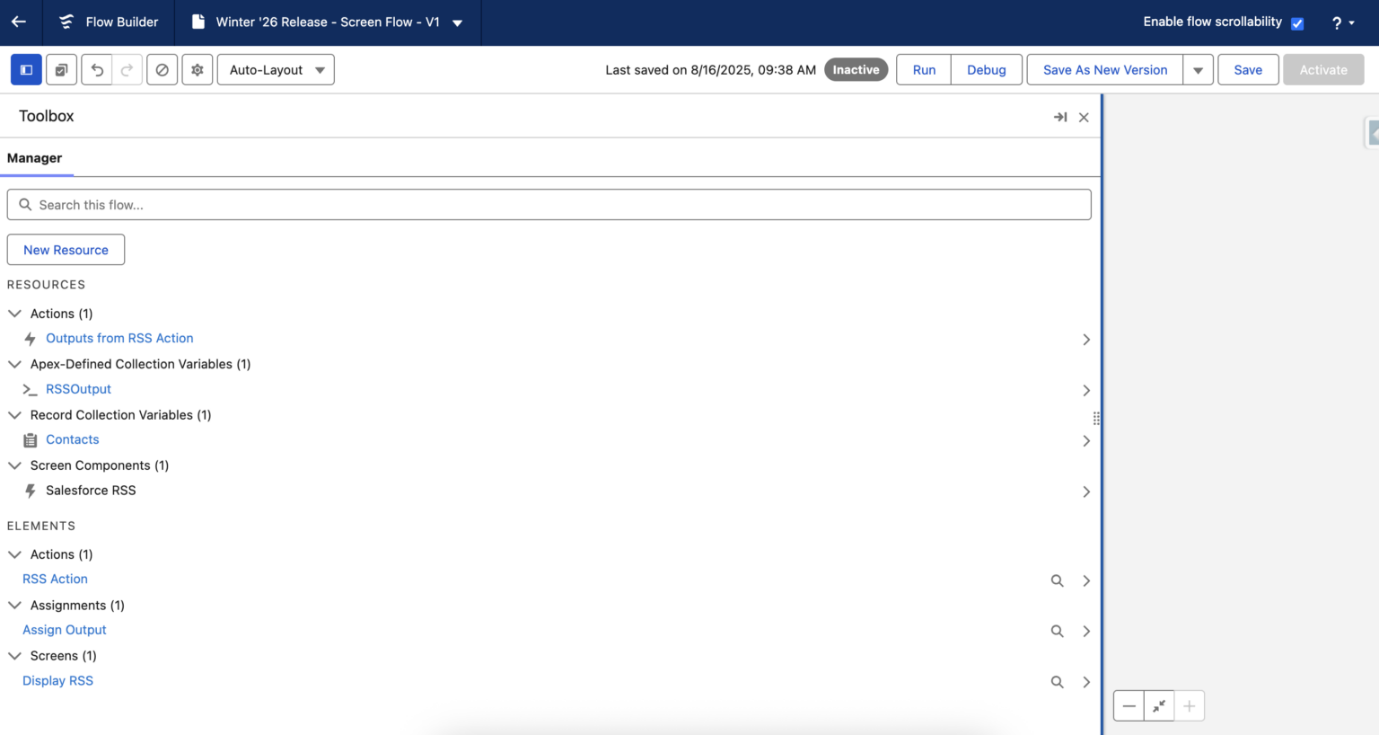 Top Salesforce Winter ’26 Flow Features Every Salesforce Professionals Should Know 9 5Resizable Toolbar