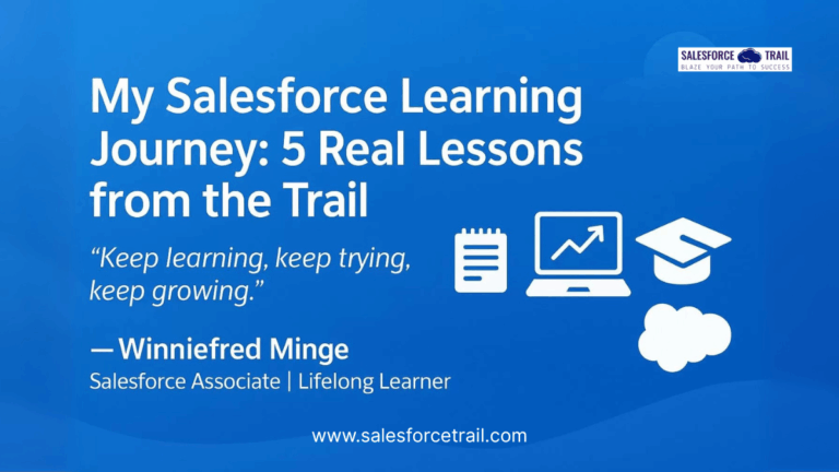 Salesforce learning journey