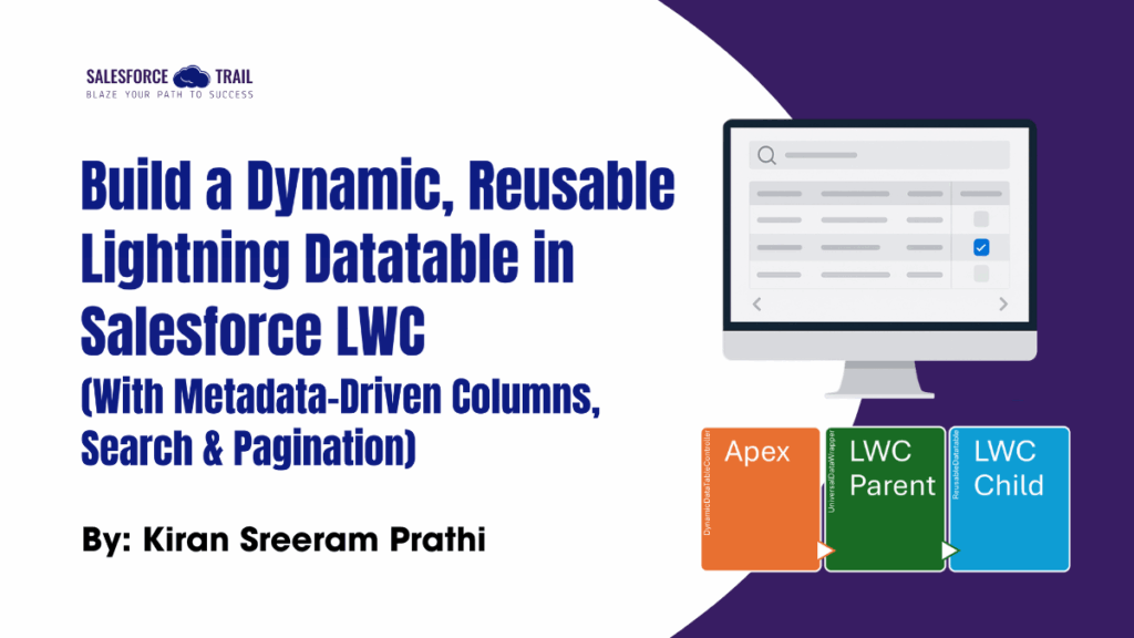Build a Dynamic, Reusable Lightning Datatable in Salesforce LWC