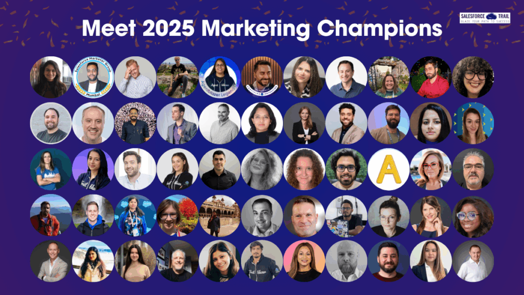 Salesforce Announced 2025 Marketing Champions: A Celebration of Community and Impact 6 Meet 2025 Marketing Champions