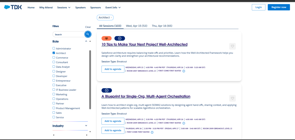 TraiblazerDX 2026 Architects Sessions