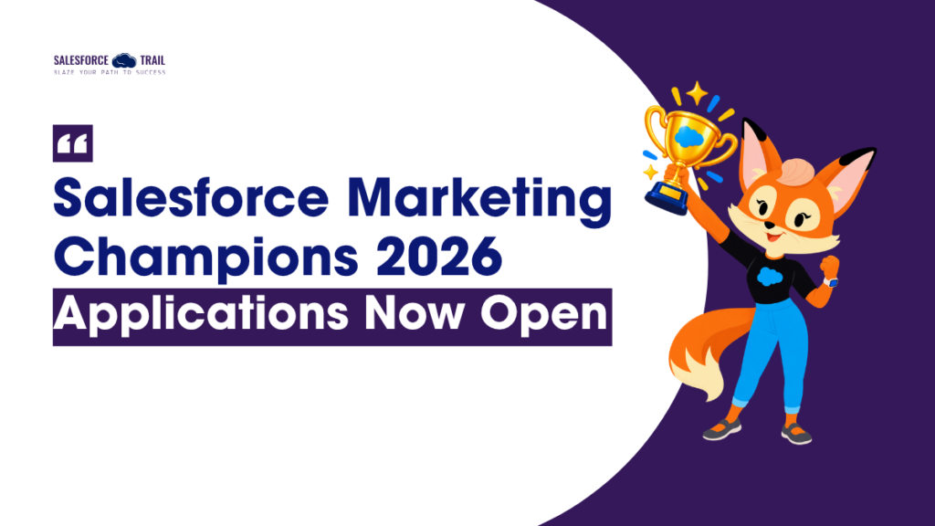 Salesforce Marketing Champions 2026