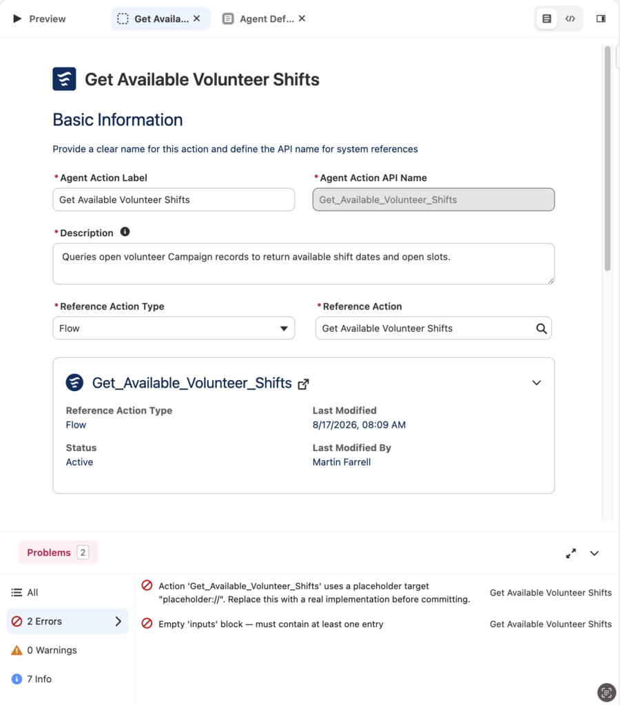 Validations Errors