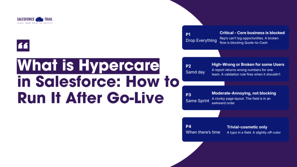 What Is Hypercare in Salesforce? How to Run It After Go-Live What is Hypercare in Salesforce