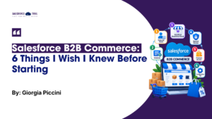 Salesforce B2B Commerce: 6 Things I Wish I Knew Before Starting Salesforce B2B Commerce: 6 Things I Wish I Knew Before Starting